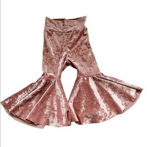 Baby/Toddler Velvet Flare Bell Bottoms Sz 9-12 months